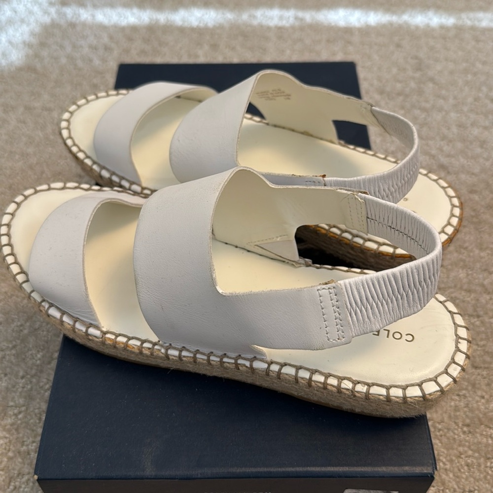 Call Haan practically new white sandal